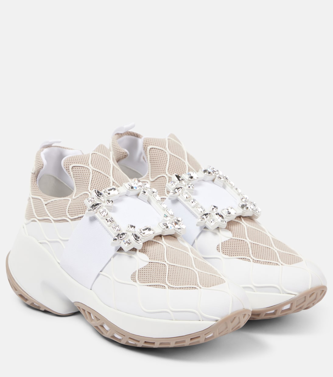 Кроссовки Viv' Run Roger Vivier, Bianco Daino