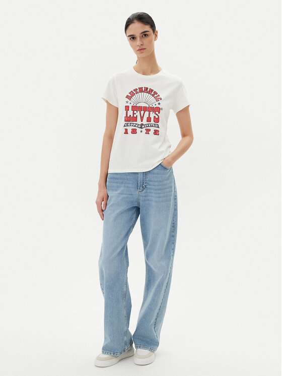 Футболка стандартного кроя Perfect 17369-3024 Levi'S, белый — фото 2