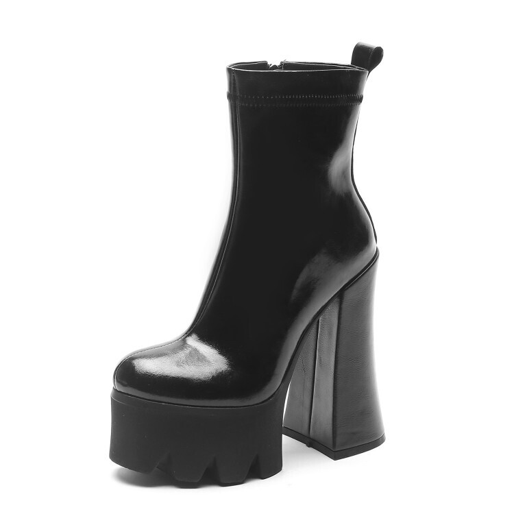 

Ботильоны женские Su Yanjiao, цвет Black Fleece-lined