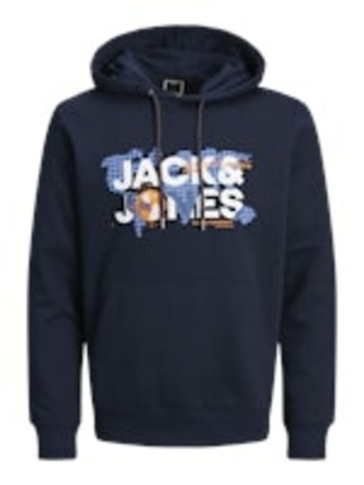 

Jack & Jones Мужская толстовка синего цвета