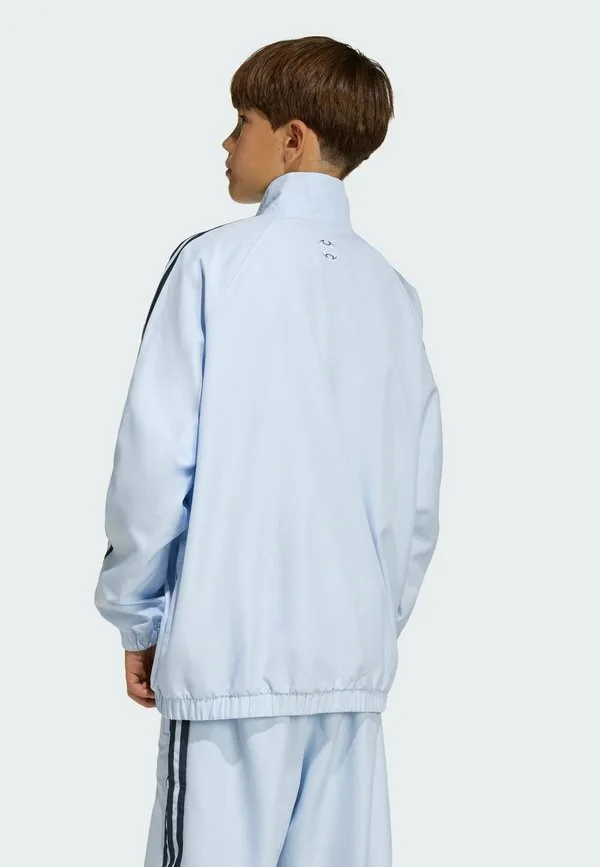 Свободная тренировочная куртка для юниоров teamgeist Adidas Originals, Crystal Sky/White Aurora Ink Dark Football Gold — фото 2