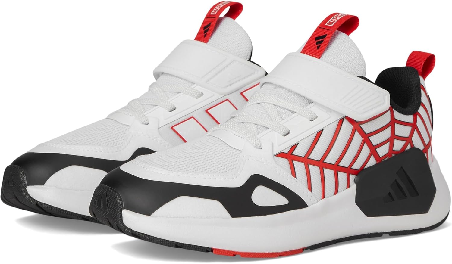 

Кроссовки для мальчиков adidas Kids Marvel Spider-Man с шнуровкой, повседневные - красно-белые