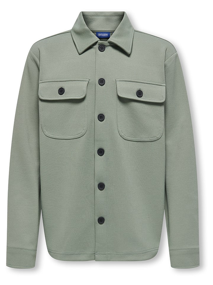 

Рубашка ONLY & SONS Junior, зеленый