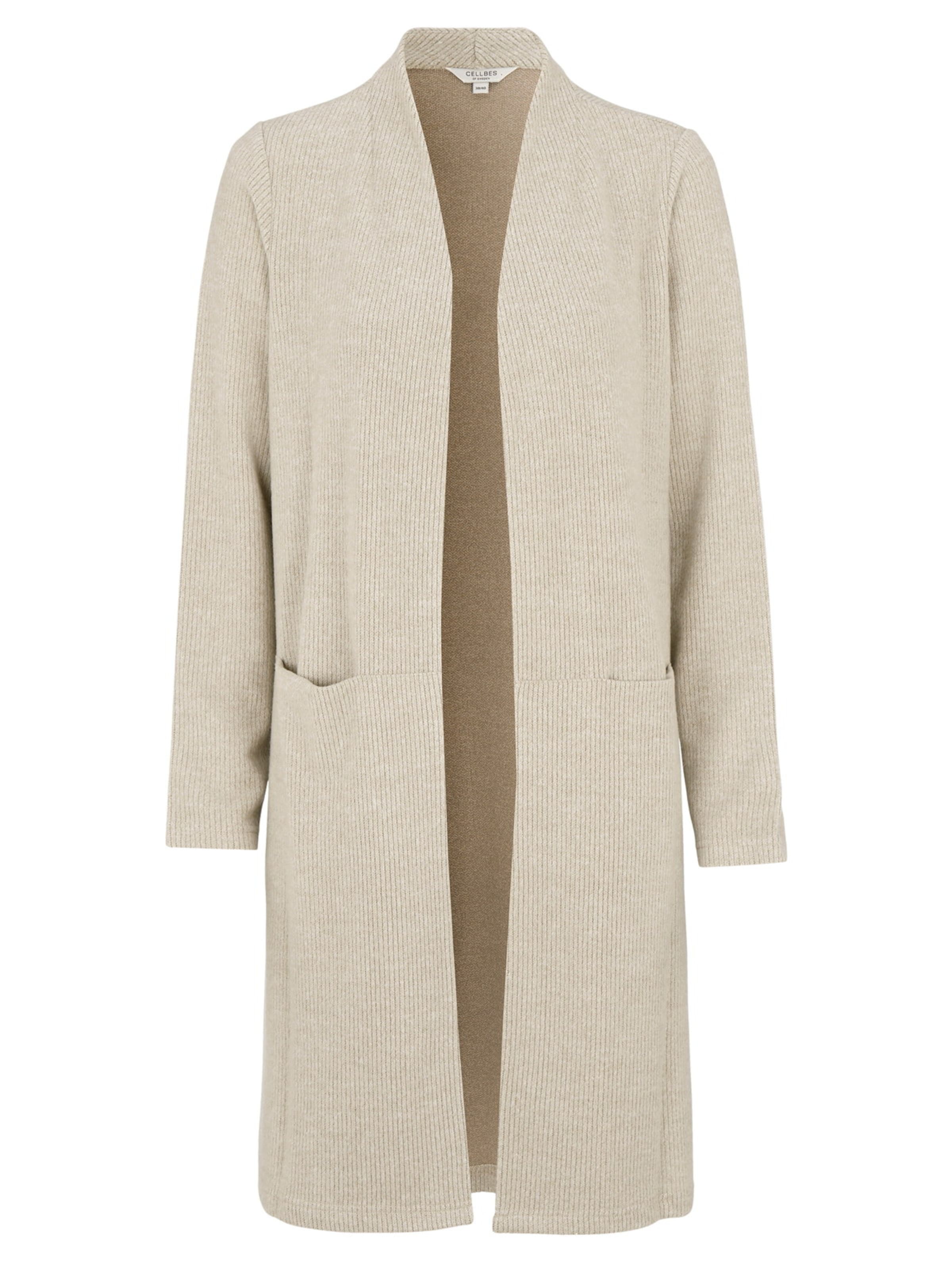 

Cellbes of Sweden Вязаный кардиган светло-серого цвета