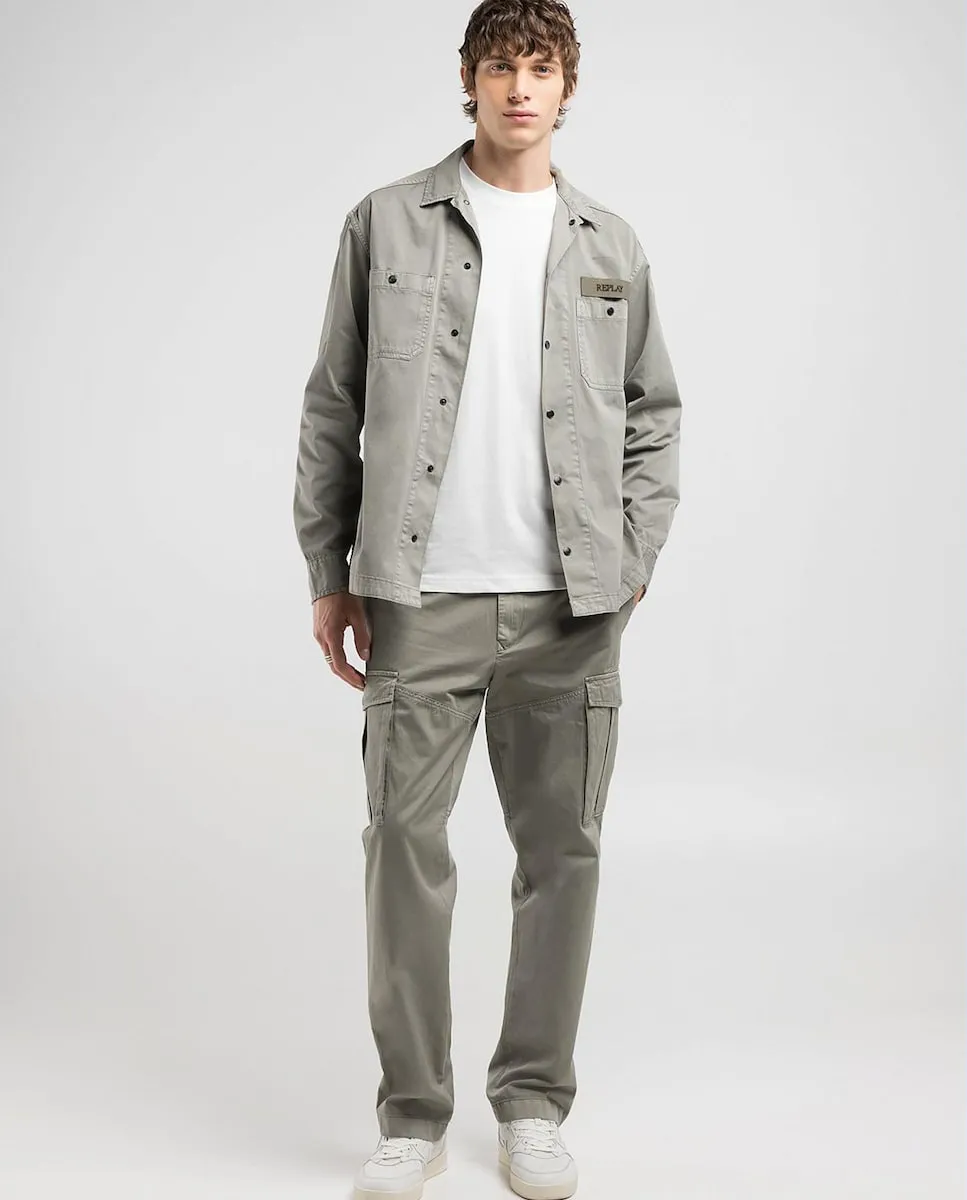 

Мужские брюки-карго обычного кроя Replay, серый