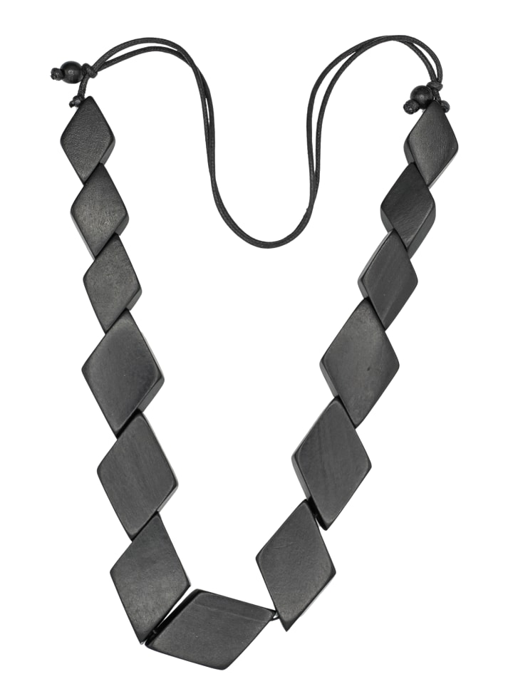 

Collezione alessandro Длинное колье «Ромб» черного цвета