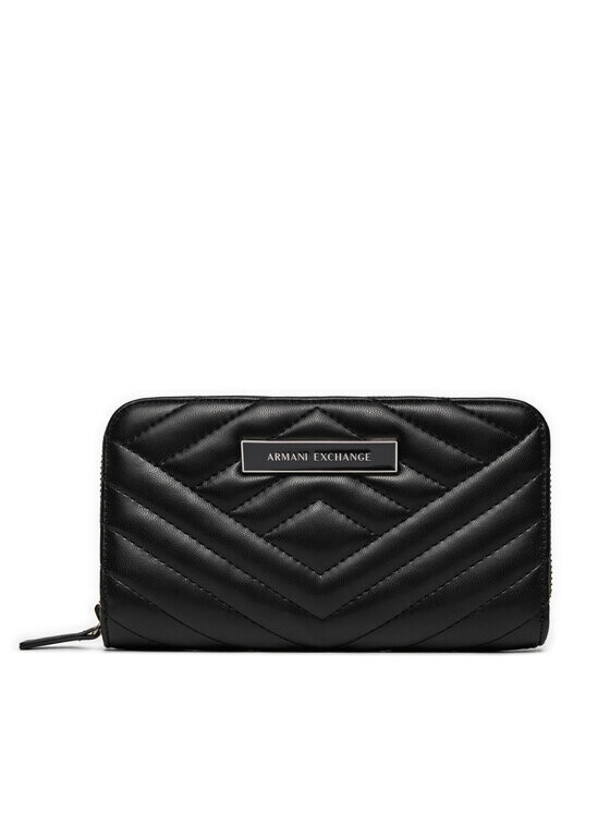 

Большой женский кошелек Armani Exchange, черный