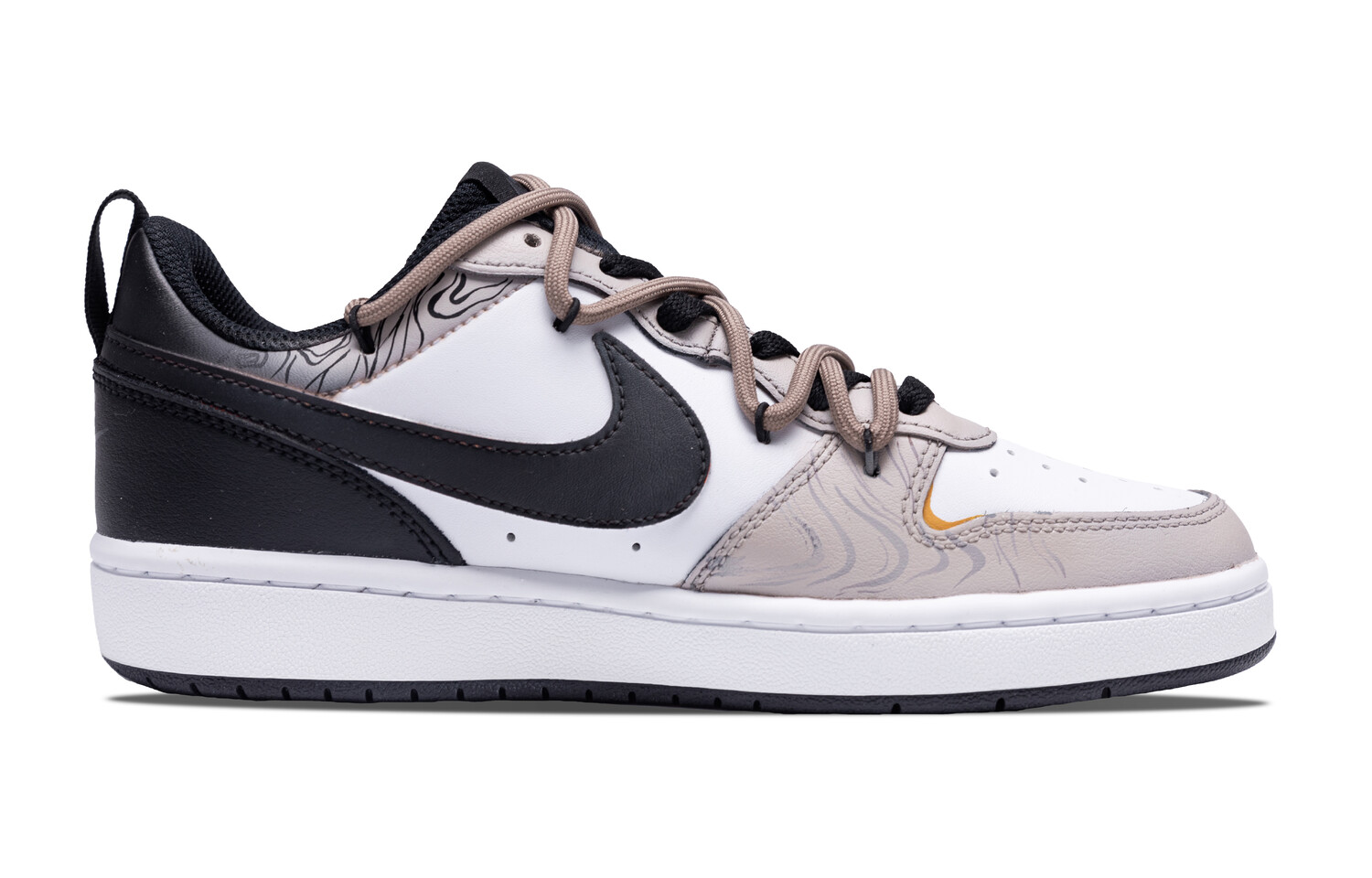 

Кроссовки Nike Court Borough Skateboarding Shoes Women's Low-top Gold, коричневый