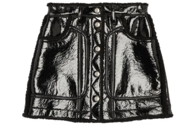 Юбка мини DIESEL черная