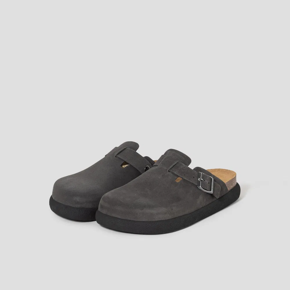 Мужские сабо на массивной подошве Cork Clog пепельного цвета от Scholl