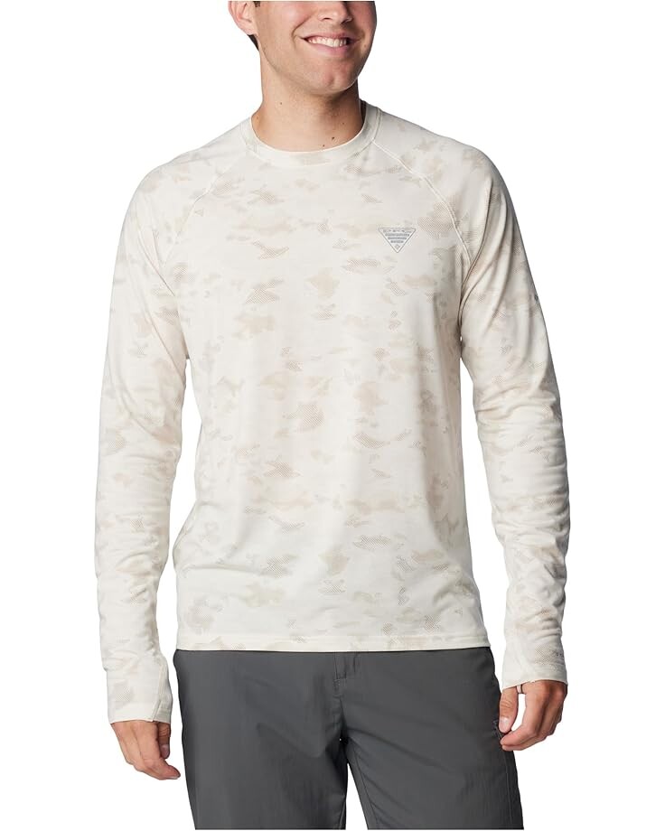 

Лонгслив Columbia PFG Uncharted, цвет Stone Uncharted Waters