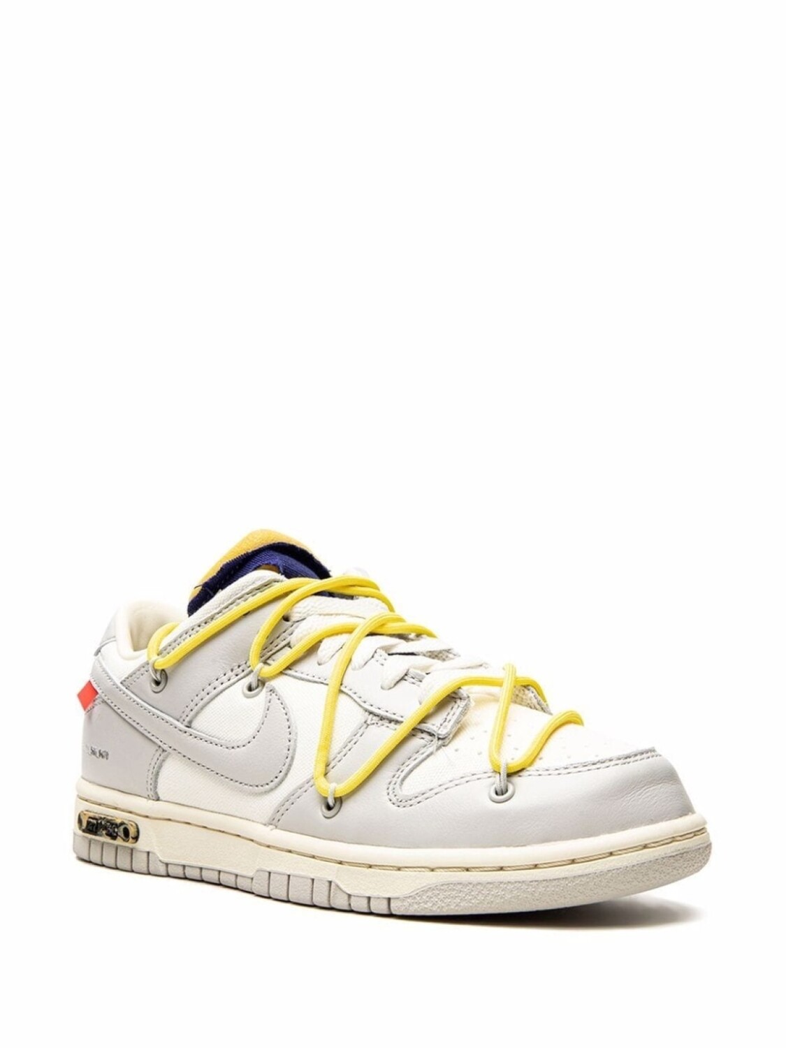 Кроссовки Dunk Low из коллаборации с Off-White Nike X Off-White, серый — фото 2