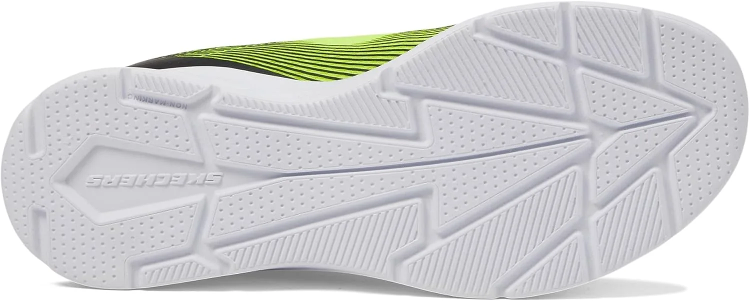 Кроссовки Skechers Gowalk Arch Fit, спортивные слипоны, повседневные лоферы для походов, беговые кроссовки, черный/синий/желтый — фото 4
