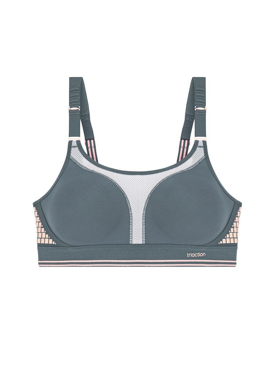 

Бралетт Triumph Triaction Bralette Sports Bra Triaction Extreme Lite, серый