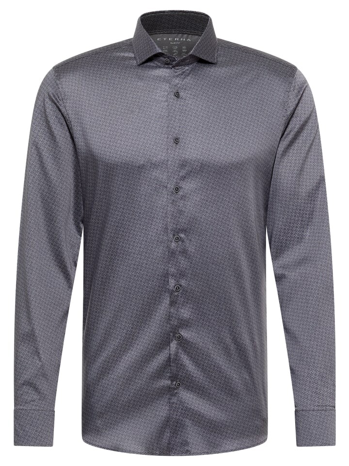

Рубашка Eterna SLIM FIT, серый