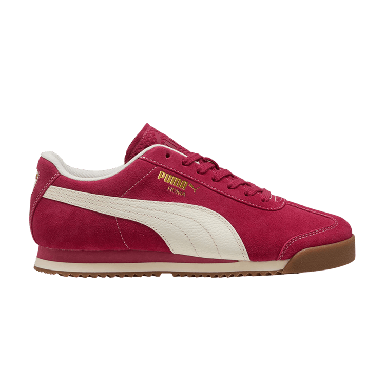 

Кроссовки Puma Roma Suede 'Port Warm White Gum', красный