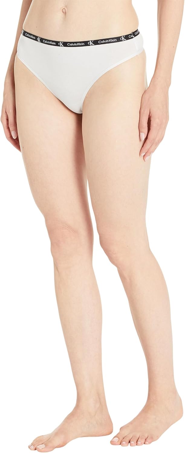 Женские трусики-стринги Calvin Klein 1996 года из хлопка в стиле модерн, Power Plum/Trench/Snow Cone/Spring Onion/Toucan Grass/Galaxy Gry/Night Sky — фото 3