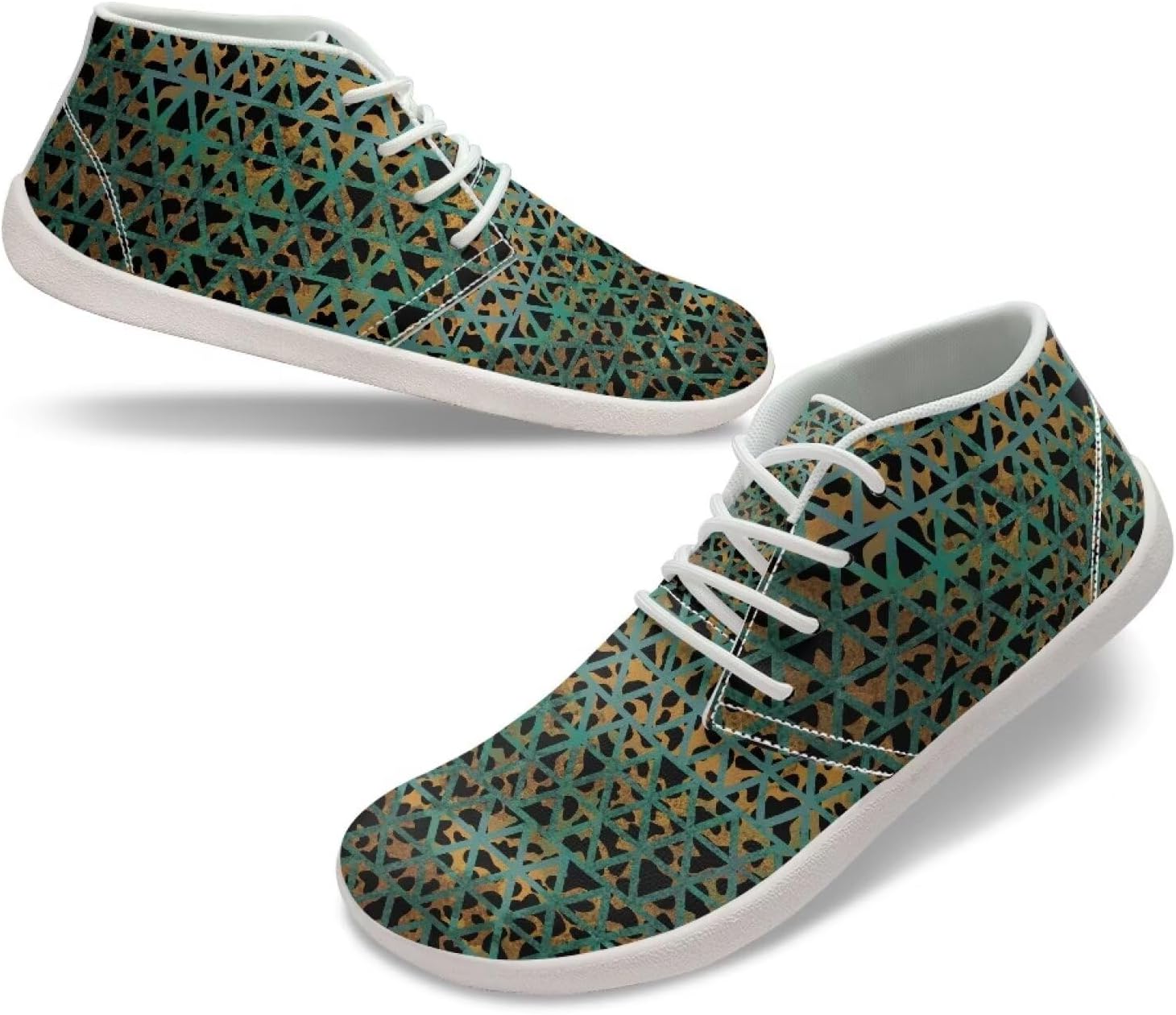 

Мужские модные низкие кроссовки для ходьбы босиком, легкие водонепроницаемые кроссовки для бега, повседневная обувь на шнуровке, минималистичный дизайн, размеры US 5-14, белая подошва Vuriqeby