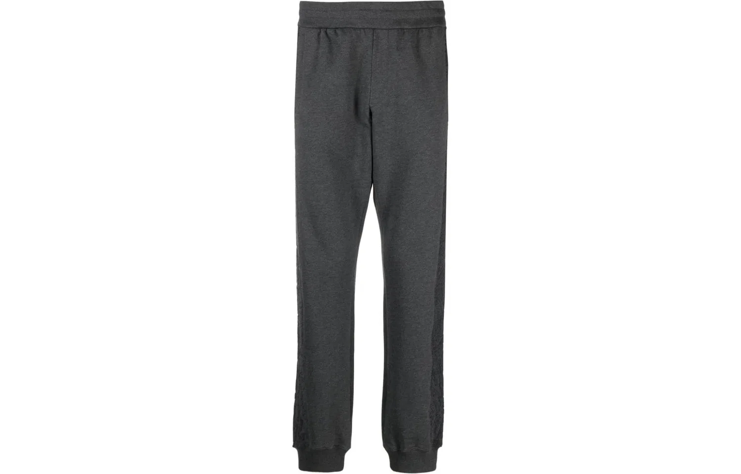 Брюки спортивные с зауженными штанинами с вышитым логотипом VERSACE, Dusty Gray