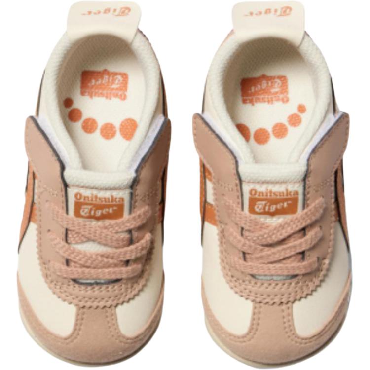 Низкие детские туфли MEXICO 66 для младенцев и малышей Onitsuka Tiger, бежевый/оранжевый — фото 3
