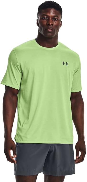 

Мужская тренировочная футболка с коротким рукавом Under Armour Vent 2.0, Key Lime (334)/Pitch Gray