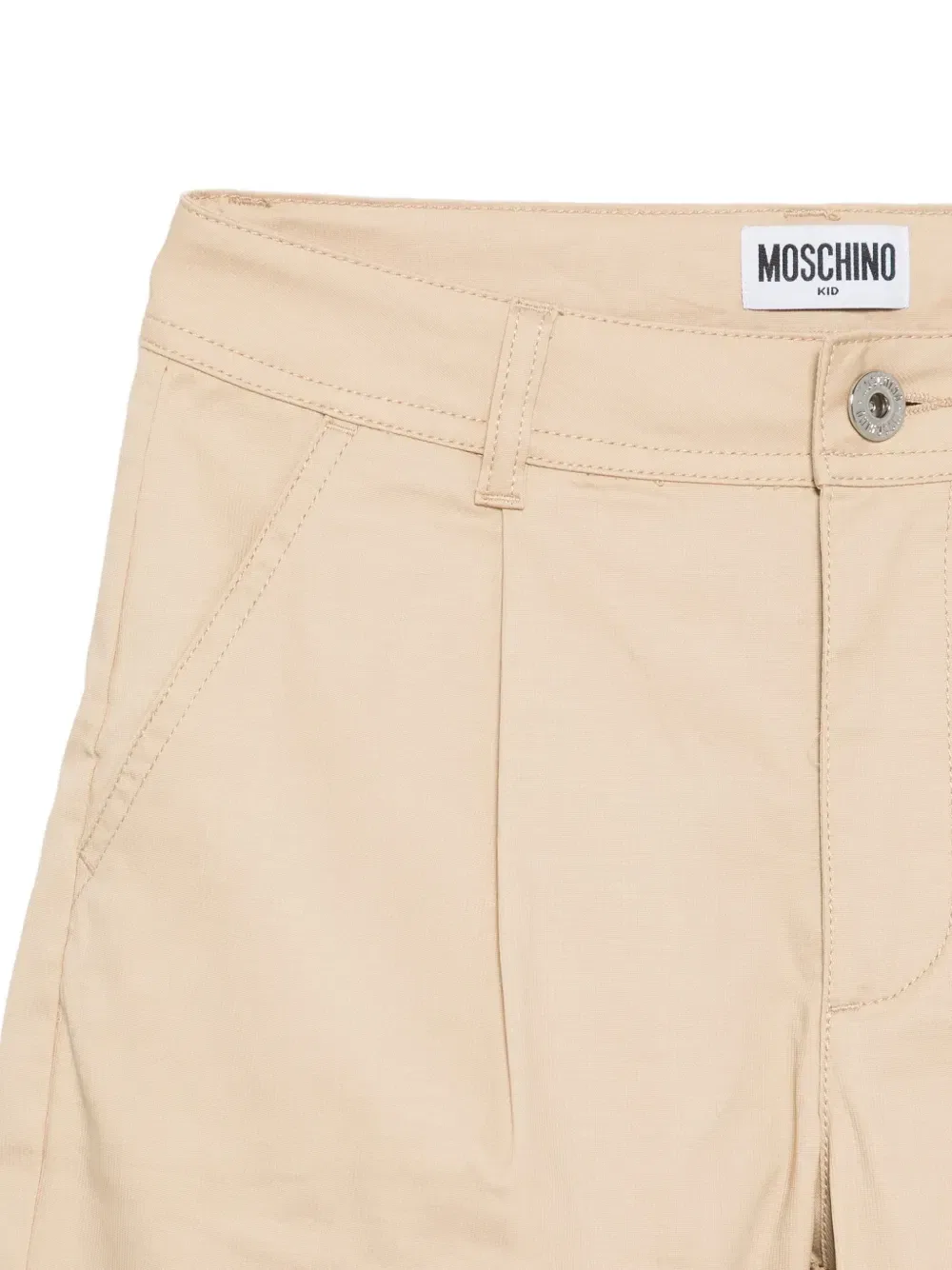 Комплект с брюками с графическим принтом Moschino Kids, бежевый — фото 3
