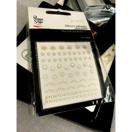

PEGGY SAGE Набор декоративных наклеек для ногтей со стразами