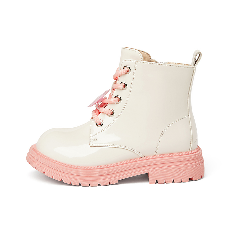 

Детские кожаные ботинки для детей Snoffy, белый