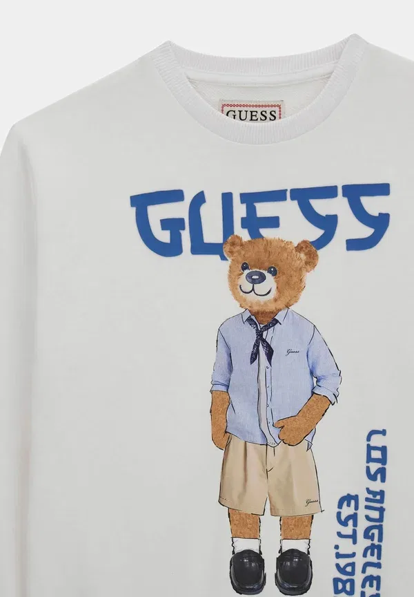Толстовка детская активная Guess, чисто белый — фото 3
