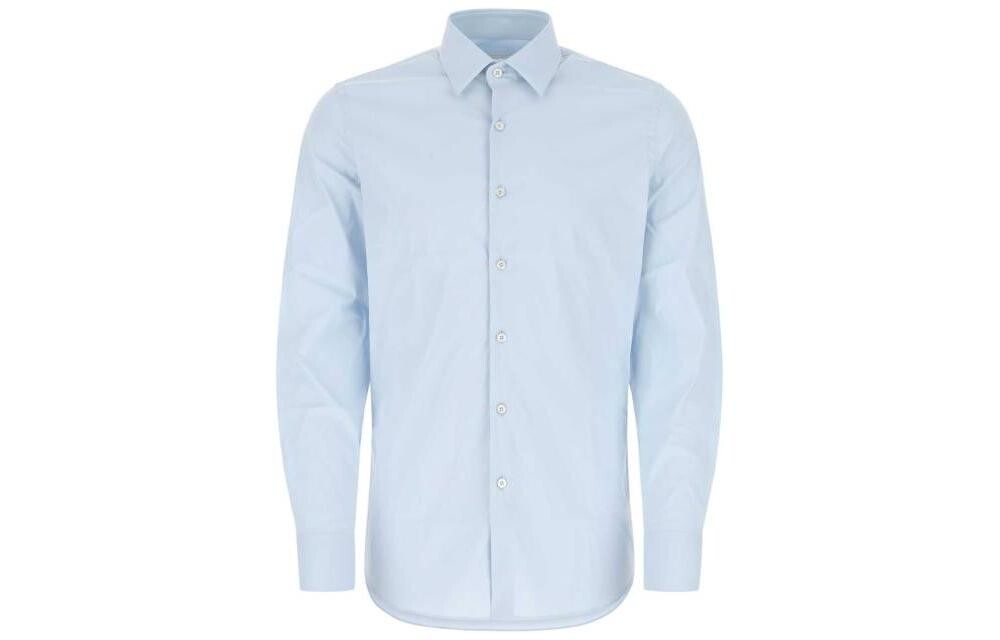 

Рубашка мужская синяя Prada, синий