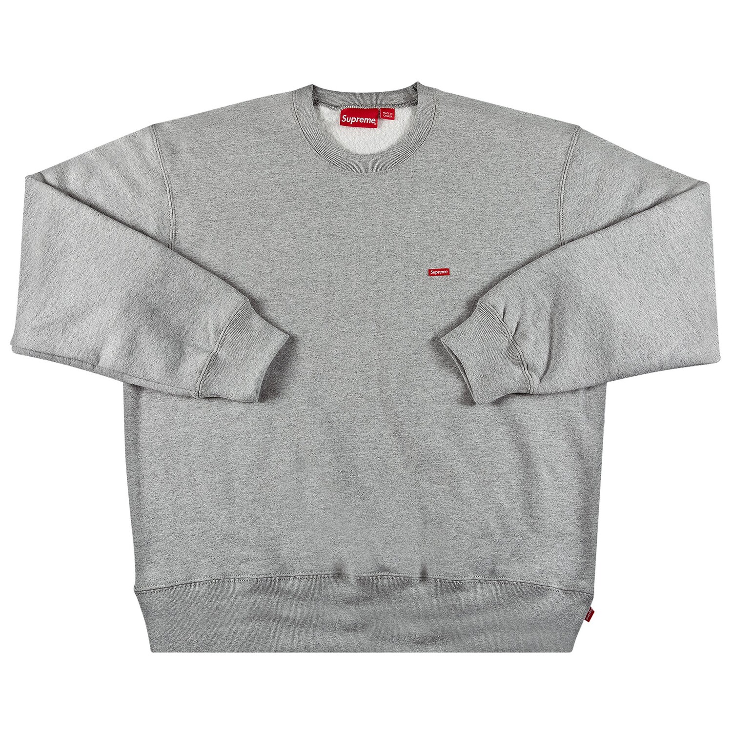 

Supreme Small Box Crewneck, Heather Grey