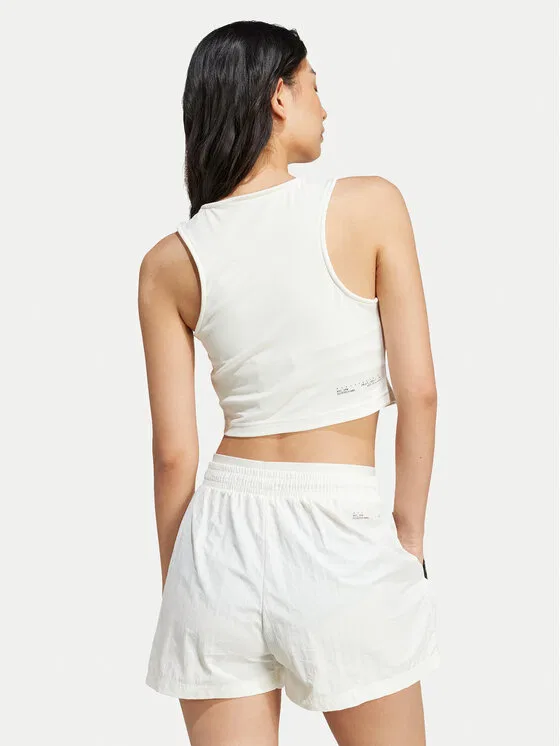 Топ slim fit City Escape Adidas, белый — фото 2