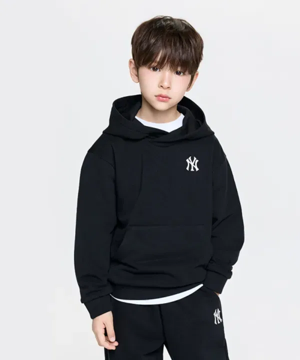 Худи, логотип, Basic, Mlb Kids, черный