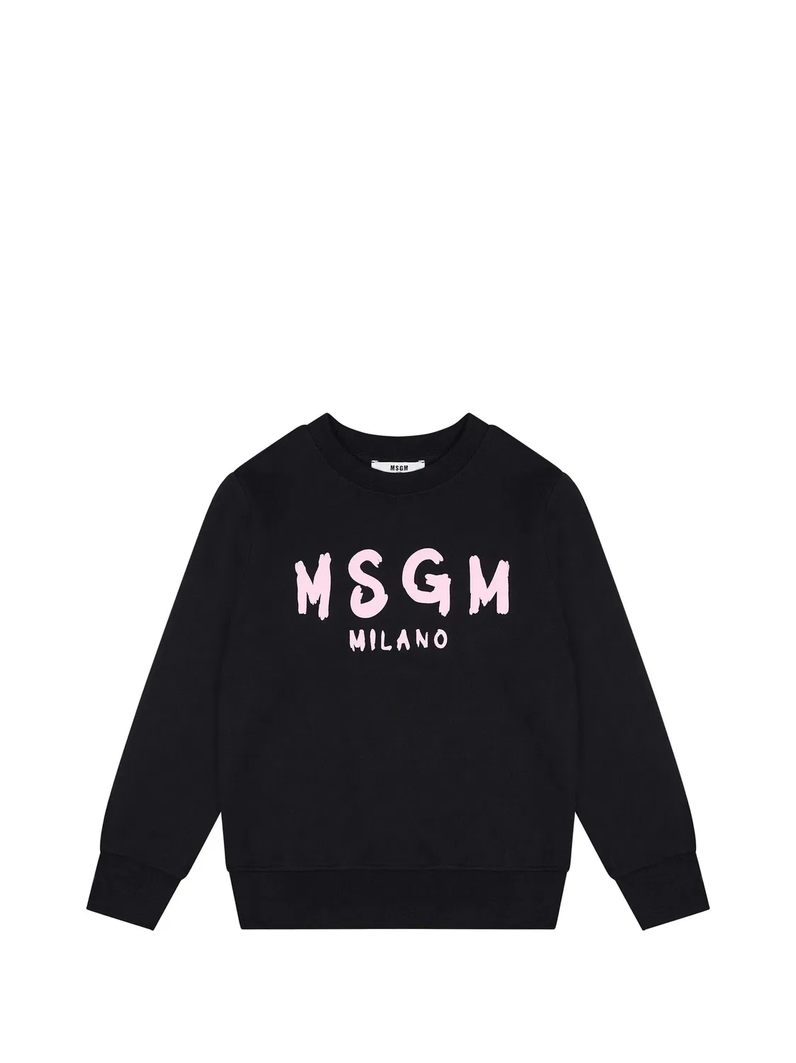 MSGM Свитшот с логотипом, черный