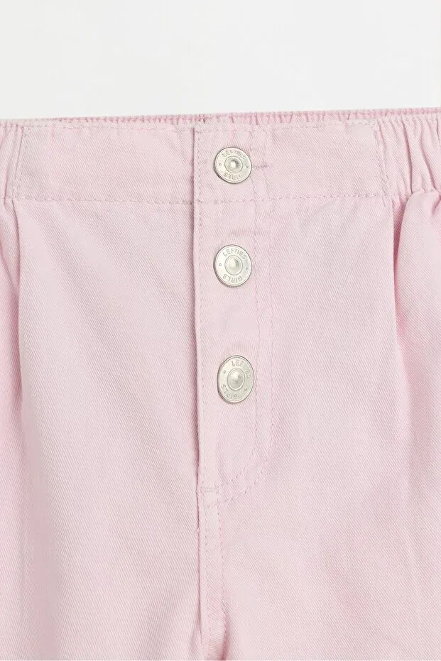 Детские шорты для девочек хлопковые Pensli Lefties, Lilac Pink — фото 3