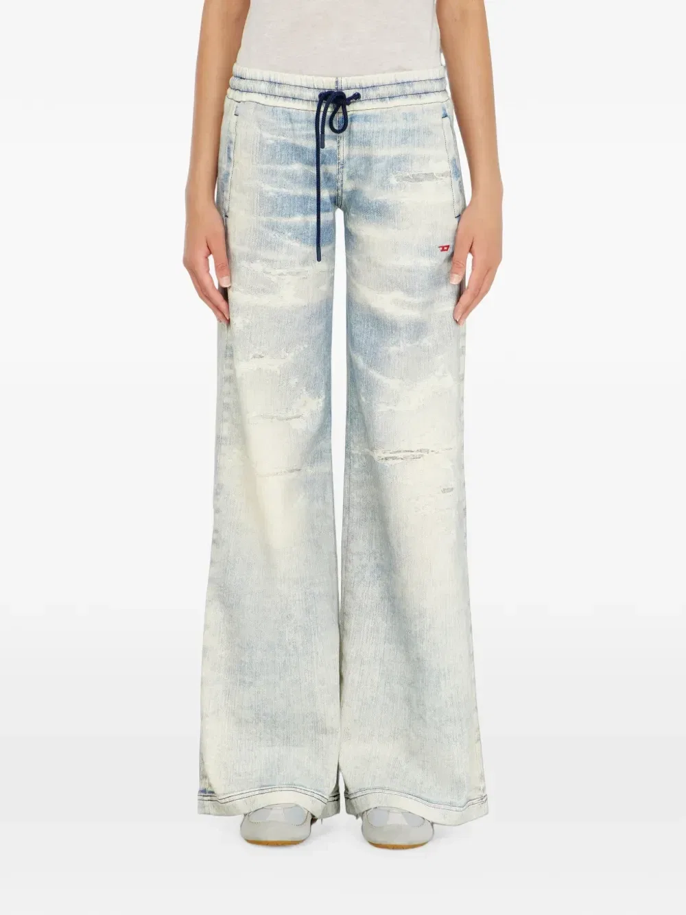 Свободные джинсы Joggjeans D-Ainty со стандартной посадкой и низкой талией, модель 2078 Diesel, синий — фото 3