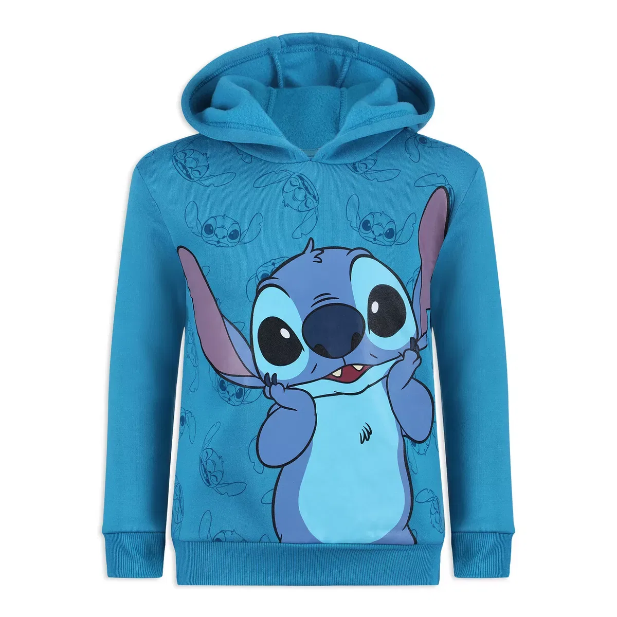 Детский худи с принтом Stitch Lilo & Stitch, Blue