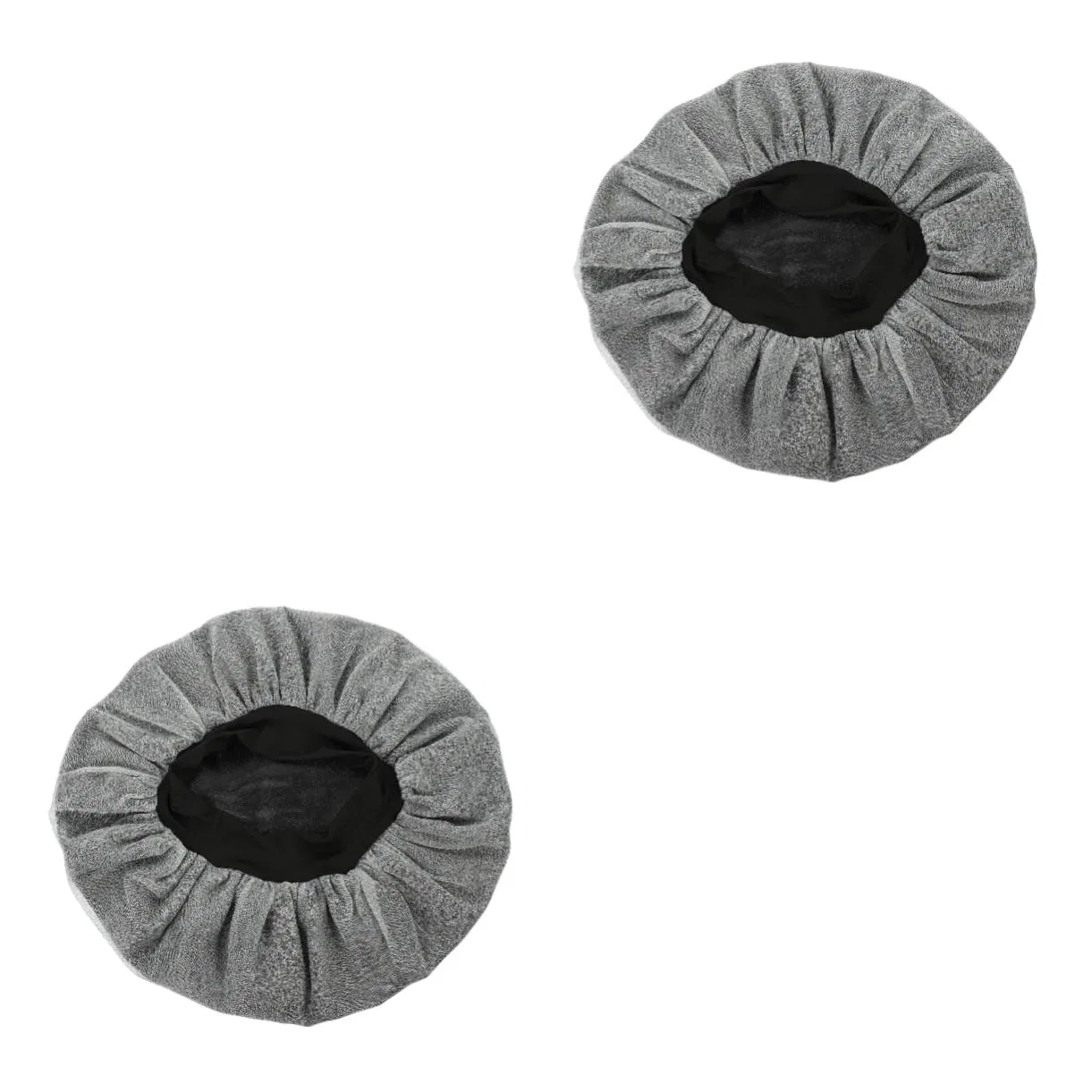 Шапочка для душа из искусственного шелка JECOMPRIS, 2 шт, 36x34 см, Schwarz