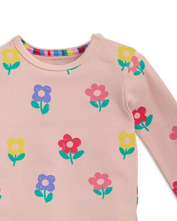 Детский комплект пижам из CloudStretch с магнитными застежками Magnetic Me, Pink Multi — фото 3