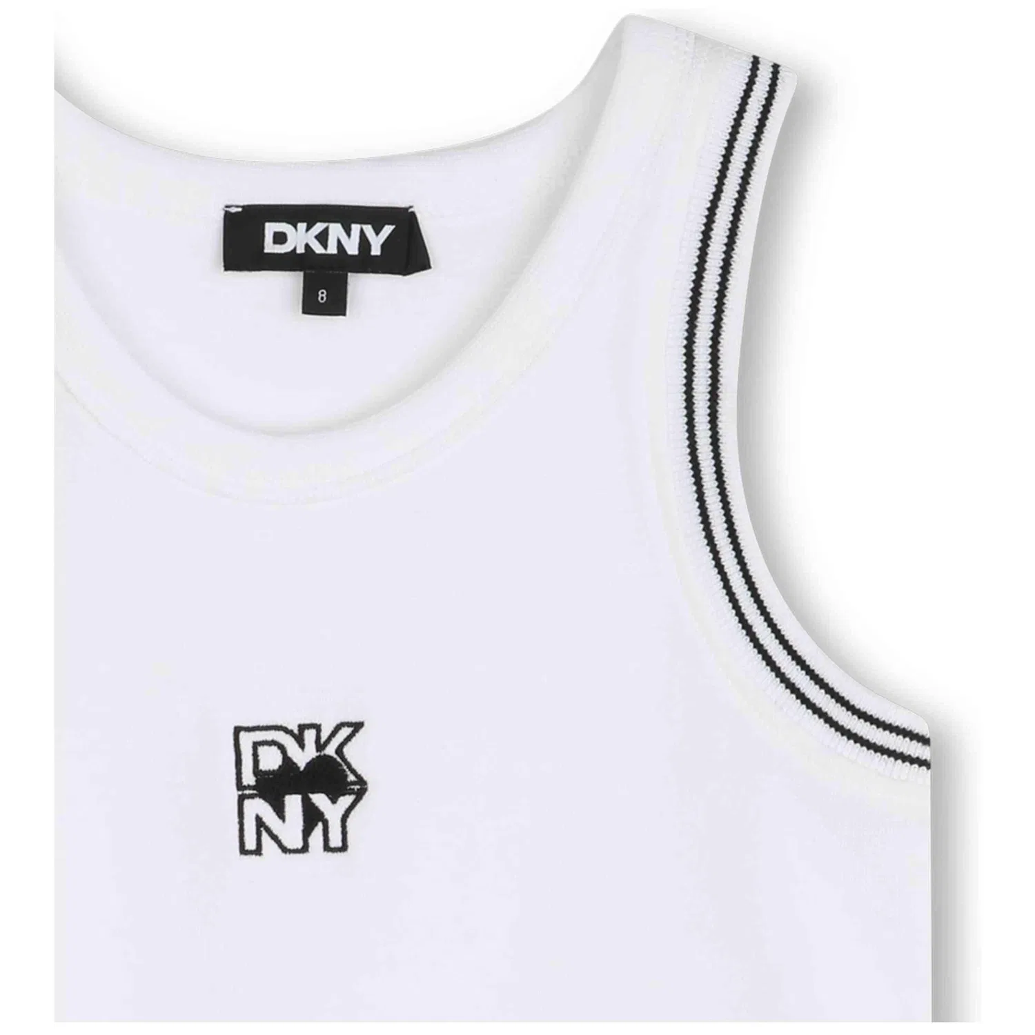 Детская майка на бретелях Dkny, Цвет Weiss — фото 4