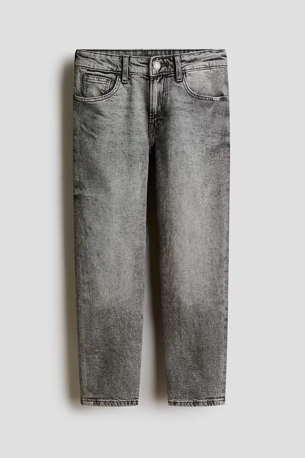 Свободные джинсы зауженного кроя H&M, Denimgrau