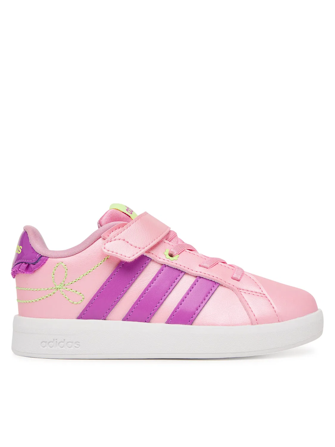 Кроссовки для девочки Grand Court Girls Shoes Infant Adidas, розовый