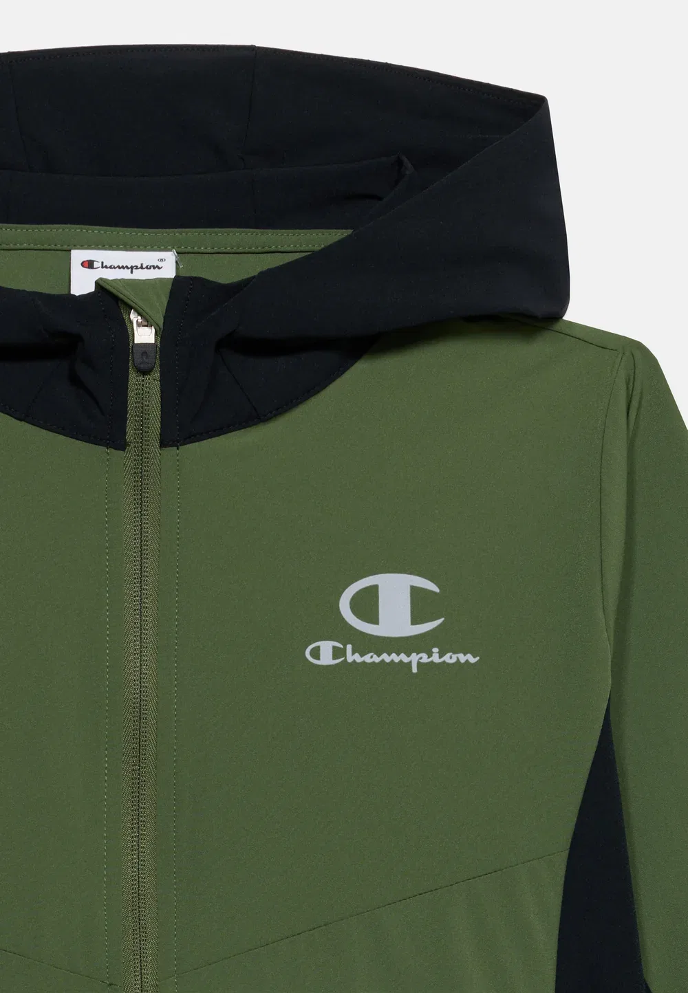 Спортивная куртка приталенного кроя для тренировок Champion, Green — фото 4