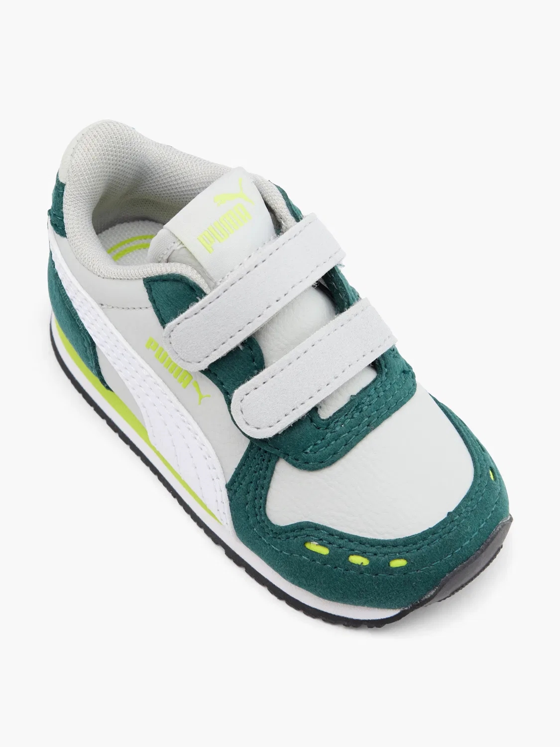 Детские кроссовки для мальчиков PUMA CABANA RACER SL 20 V INF, зеленый — фото 2