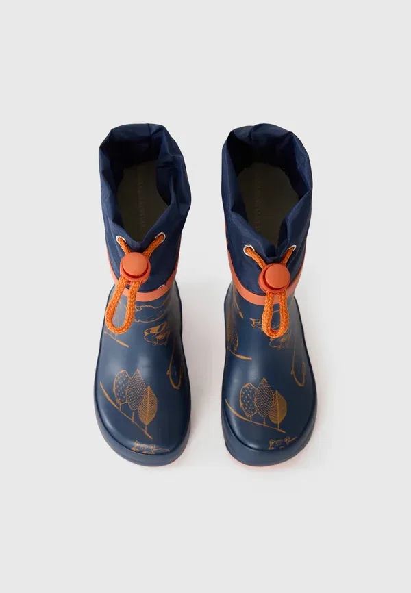 Сапоги дождевые Wellies Playshoes Marine, морской — фото 4
