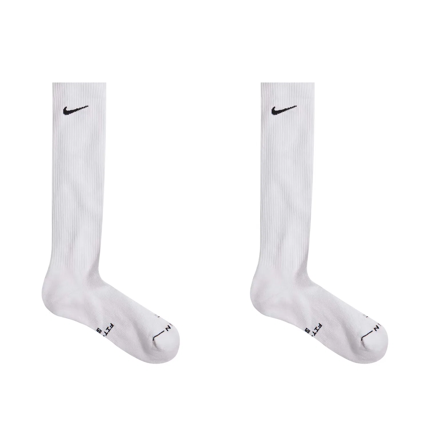 Комплект носков Nike Everyday Elevated, с высоким голенищем, 2 пары, White/Black — фото 3