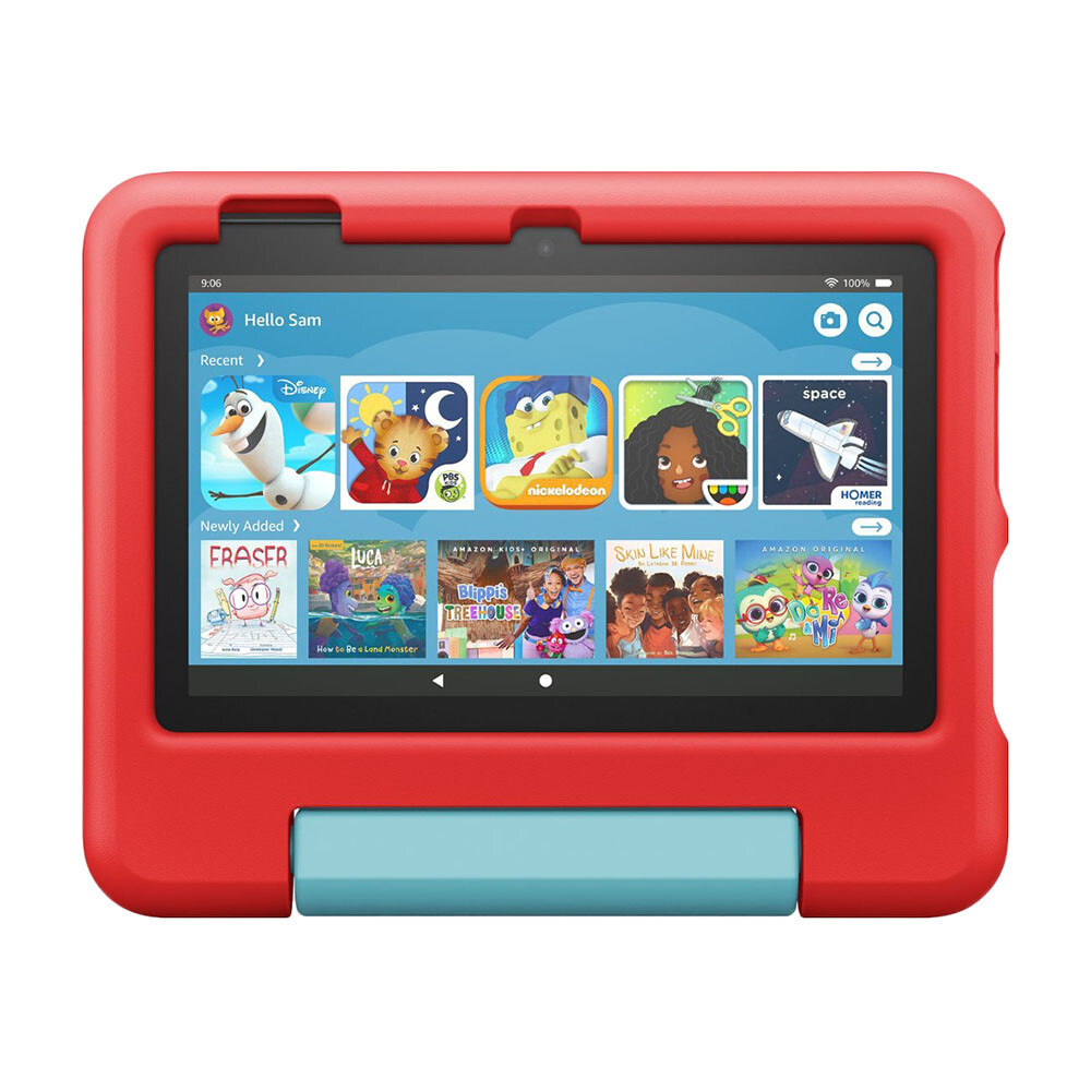 

Планшет Amazon Fire 7 Kids Edition 2022, 7", 2Гб/16Гб, красный