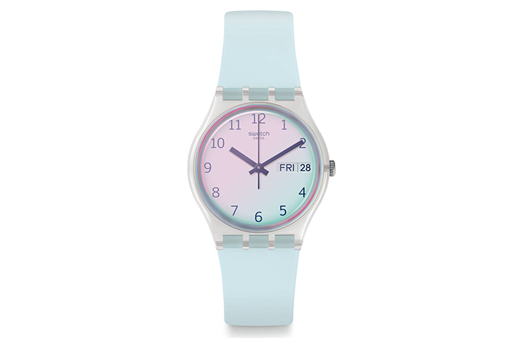 

Унисекс синие часы GE713 SWATCH