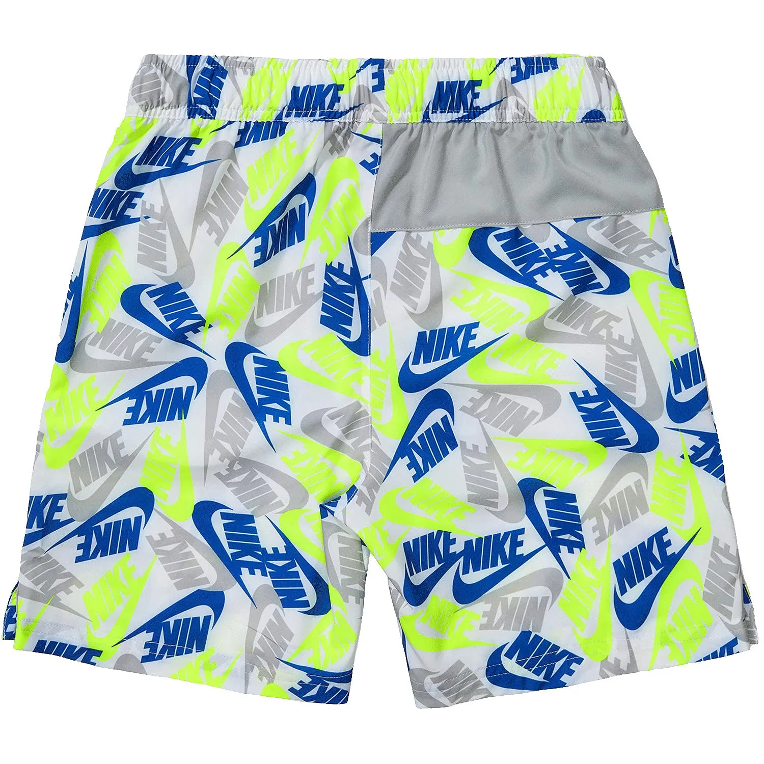 Шорты с тканым принтом по всей поверхности (для детей постарше) Nike Kids, White/Light Smoke Grey/Light Smoke Grey — фото 2