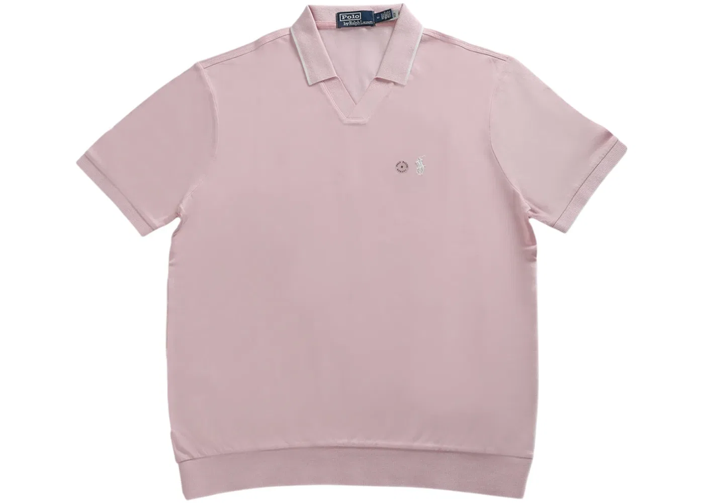 Мужское поло с коротким рукавом Polo Polo Ralph Lauren, Garden Pink/White